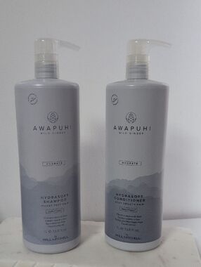 Awapuhi Wild Ginger Hydrasoft Shampoo & Conditioner - Light Gray